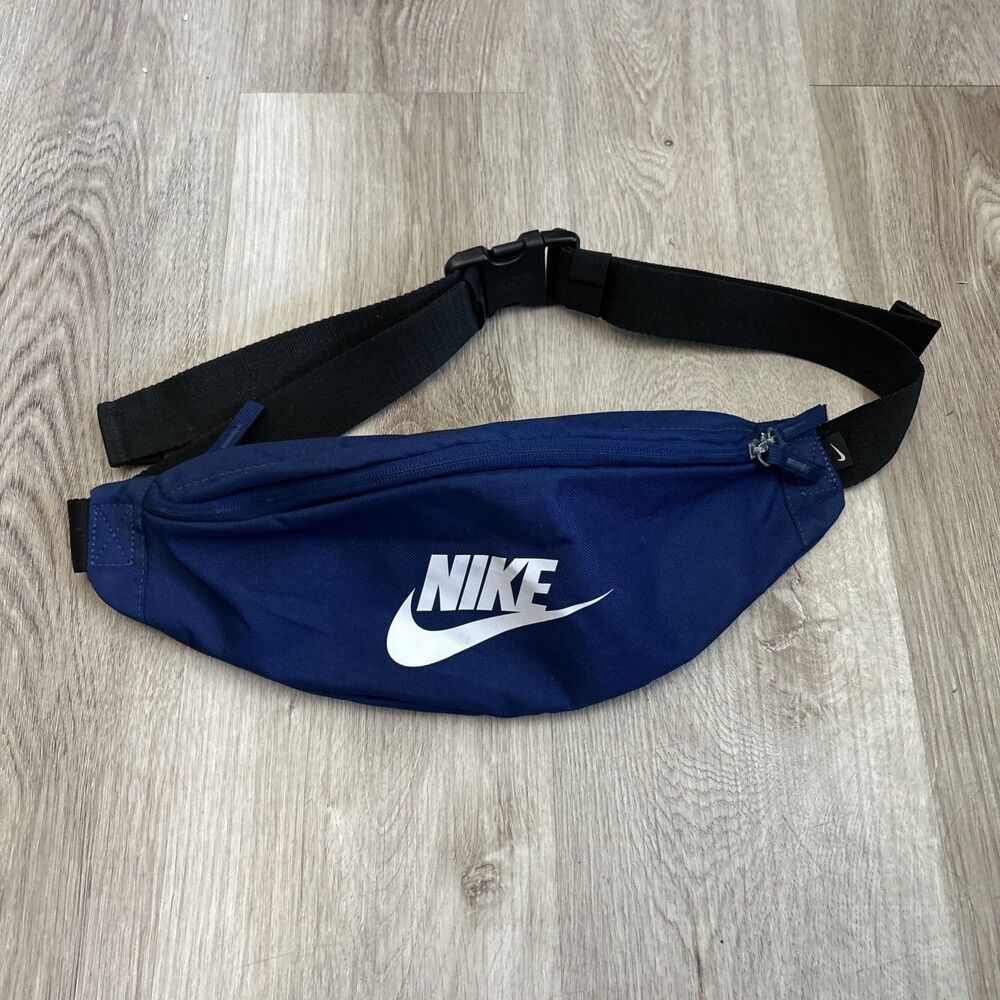 Nike Heritage Fanny Waist Pack Blue Red Adjustable Strap Crossbody Bag BA5750